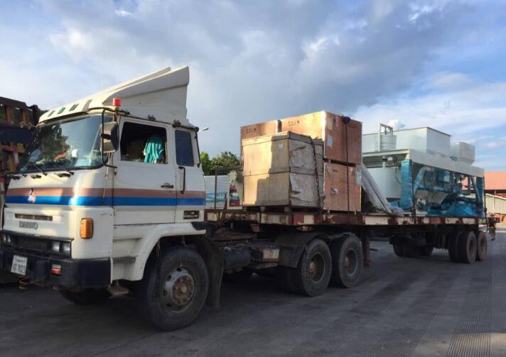 承运老挝水泥厂项目物资